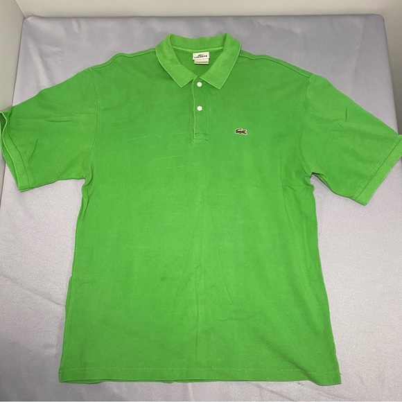 Lacoste Regular Fit Polo Men's Size 7 (2XL) - Green Solid - Picture 1 of 8